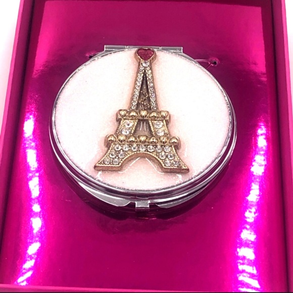 Betsey Johnson Eiffel Tower Compact Mirror - Picture 8 of 15
